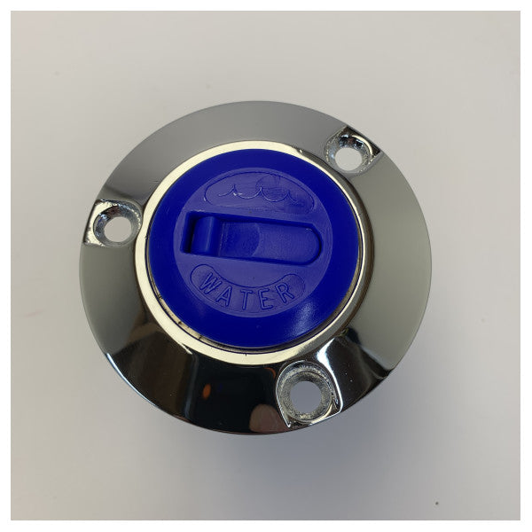 Krom dekkfyllingshette for vann - Yacht Hardware - 45-38-19