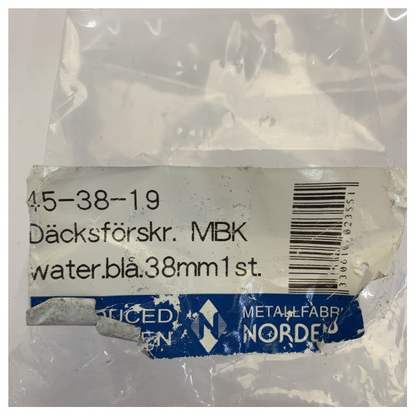 Krom dekkfyllingshette for vann - Yacht Hardware - 45-38-19