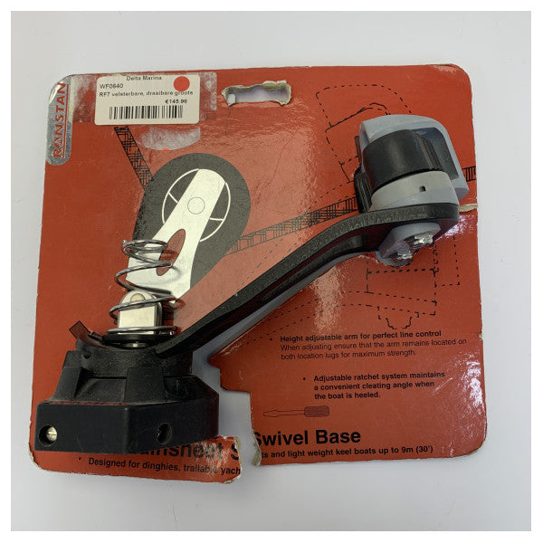 Ronstan RF7 Drejbar Hovedsejl Cam Klips Base