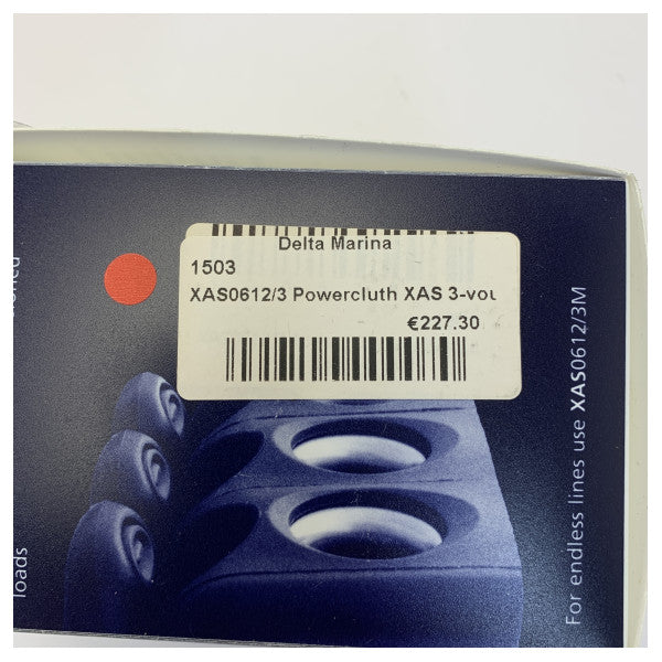 Spinlock XAS0612/3 Embreagem de Potência Tripla para Corda de 6 - 12 mm Alta Fixação