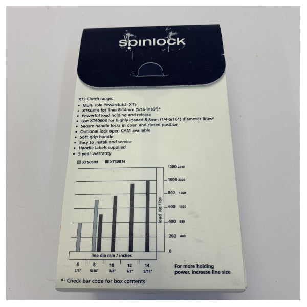 Frizione a doppia potenza Spinlock XTS0814 nera per - 8 a 14 mm di corda frizione