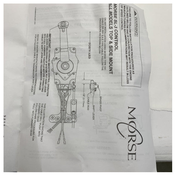 Yamaha 704-48205-R1-00 704 oben montierter Motorsteuerungsgriff