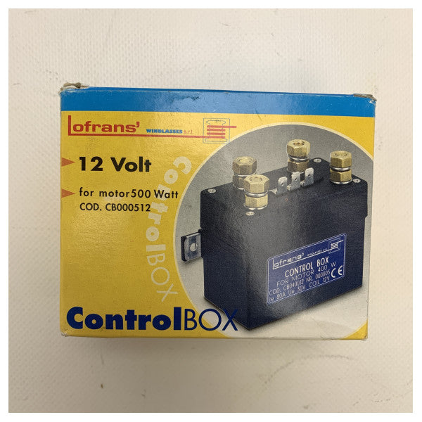 Lofrans Scorpion | X1 | 500W | 12V | 6 mm ankerspil med capstan - 70406