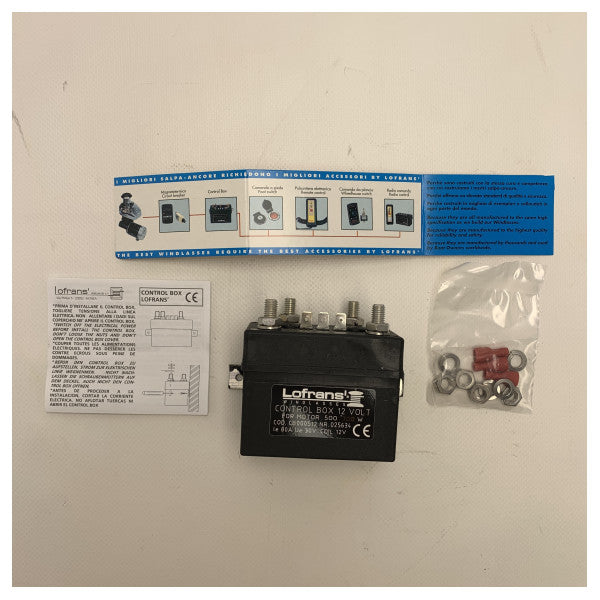 Lofrans Scorpion | X1 | 500W | 12V | 6 mm ankerspil med capstan - 70406