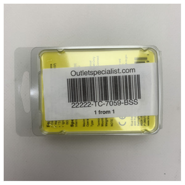 Спирачка с бутон за нулиране на веригата Blue Sea 30 amp - 7059-BSS