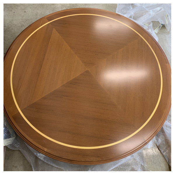Ferretti Teak Rundt Bord Blade Høyglans - 140 cm - 51813