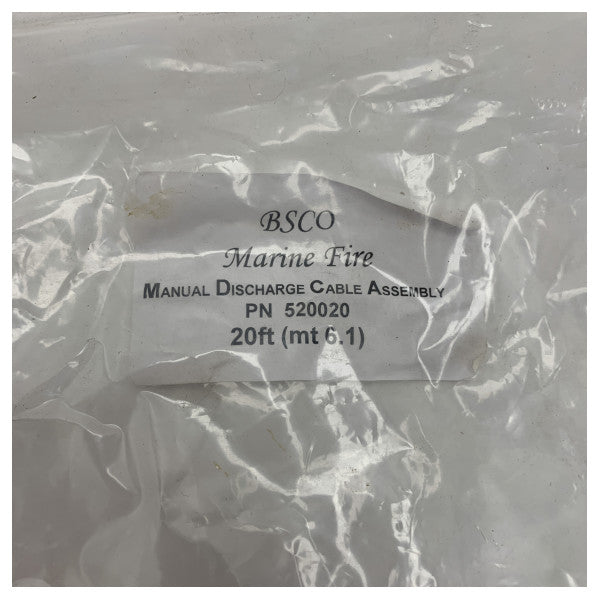 Marin brandbekämpning manual avlastningskabelkit 6,1 m – Komplett installationssats