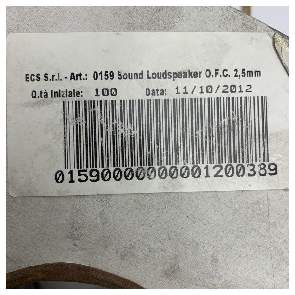 Percon SK-2125 高品質無酸素銅マリンオーディオケーブル - ボートサウンドシステム用100m耐久スピーカーケーブル