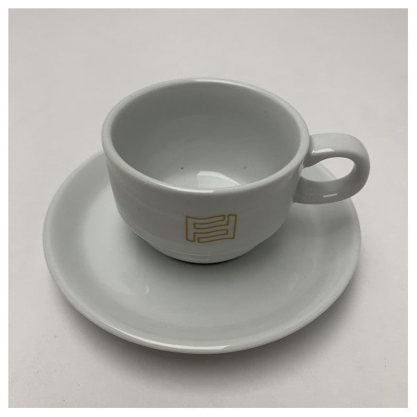 Ferretti Premium Porcelain Coffee Cup and Saucer Set � Durable, Marine-Grade Tableware by Tognana - 65551