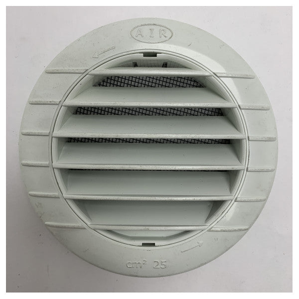Marine Grade ABS Area Grille 80mm - Langlebige Lüftungsabdeckung für Boote und Yachten