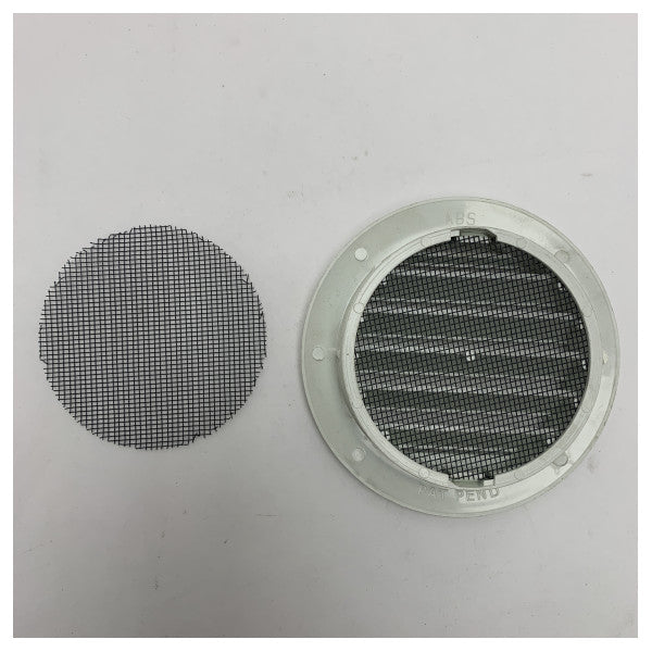 Marine Grade ABS Area Grille 80mm - Langlebige Lüftungsabdeckung für Boote und Yachten