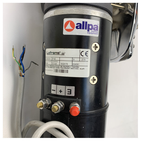 Elektryczna wciągarka kotwiczna Lofrans Project 1500 | X3 | 1500W 12V 8 mm - 187311