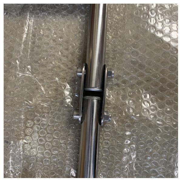 Морська складна драбина Ferretti з високоякісної нержавіючої сталі для кораблів і яхт 142 x 40 см