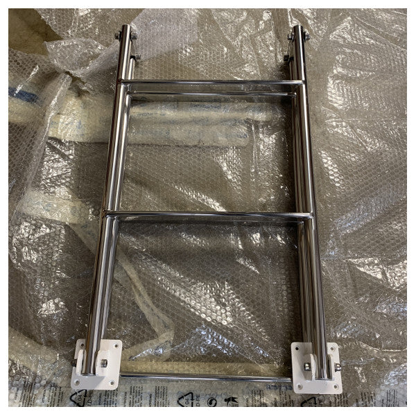 Морська складна драбина Ferretti з високоякісної нержавіючої сталі для кораблів і яхт 142 x 40 см