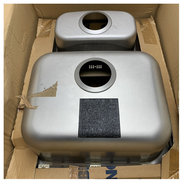 ブランコ Blancoviva 6 F 18/10ステンレス鋼マリンシンク - 耐久性、耐腐食性ボートキッチンバジン