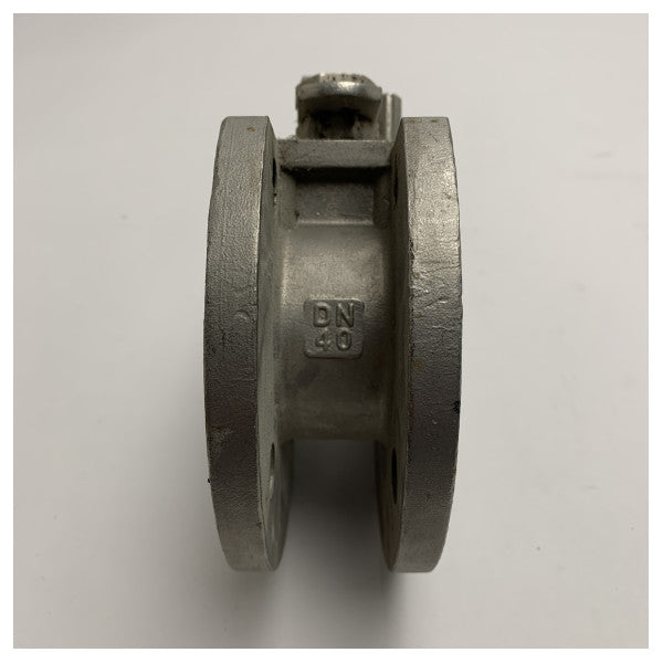 صمام كرة فائق الضغط DN40/316VAR من الفولاذ المقاوم للصدأ مع فلانشات