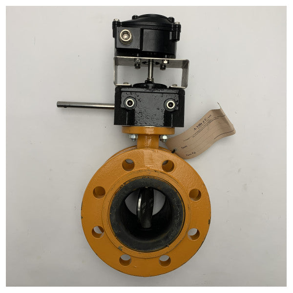 High-Quality Double Offset Butterfly Valve DN80 for Marine and Offshore Applications with positioning sensor