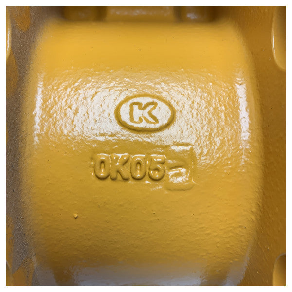 Hochwertige doppelt gekröpfte Absperrklappe DN80 für Marine- und Offshore-Anwendungen mit Positionssensor