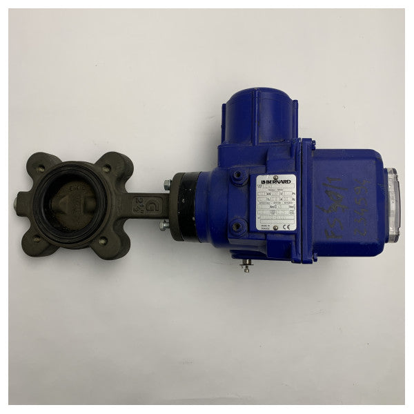 Marine Bronze Valve with Electric Actuator IP67 - DN65, 6 Bar Pressure, Durable Offshore Marine Control Valve