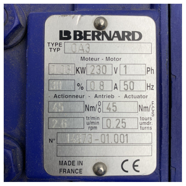Marine Bronzeventil mit elektrischem Antrieb IP67 - DN65, 6 Bar Druck, langlebiges Offshore Marine Regelventil