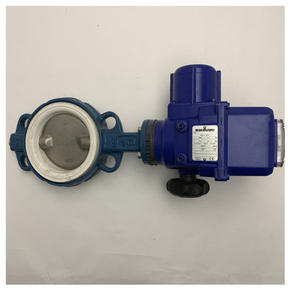 Bernard High-Quality Electric Actuated Butterfly Valve DN125 for Marine and Industrial Flow Control