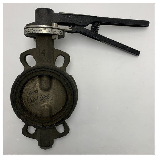 High-Quality Bronze Butterfly Valve DN100 PN6 for Marine and Industrial Fluid Control with Corrosion Resistance
