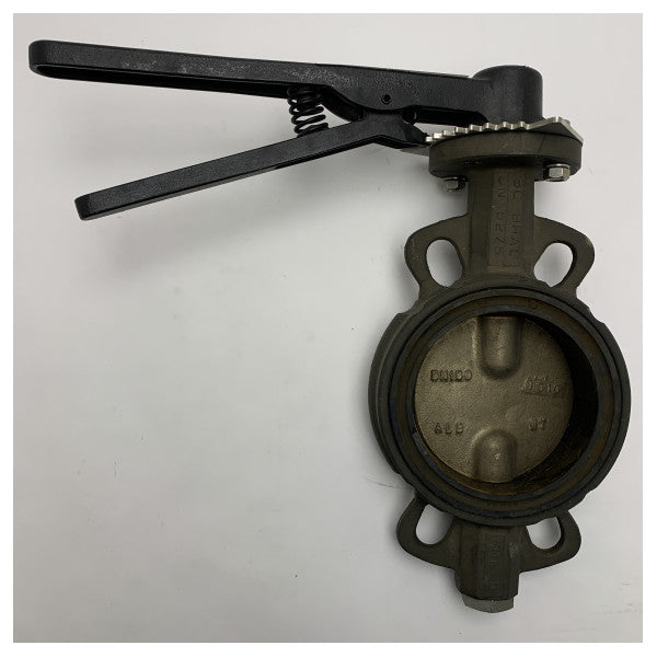 Hochwertige Absperrklappe aus Bronze DN100 PN6 für Marine- und Industriefluidkontrolle mit Korrosionsbeständigkeit