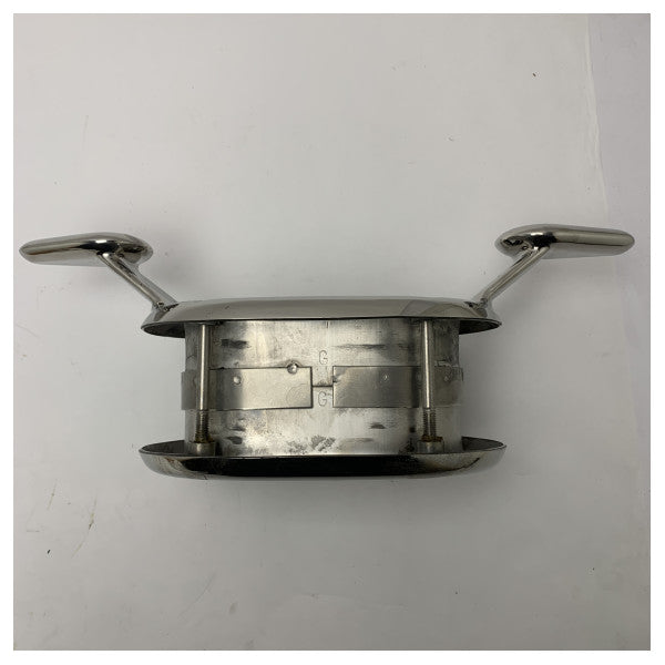 Морська рукоятка SCM з нержавіючої сталі з овальною квіткою - міцна атмосферостійка рукоятка для човнів та кораблів