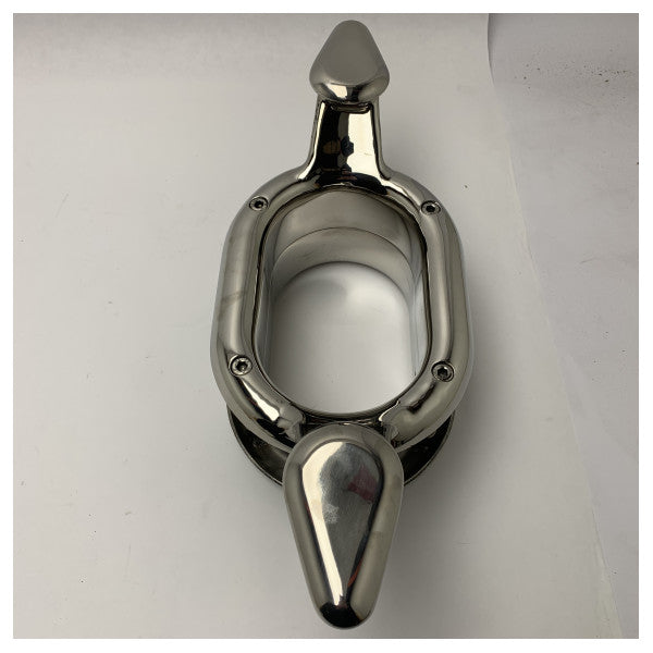 Морська рукоятка SCM з нержавіючої сталі з овальною квіткою - міцна атмосферостійка рукоятка для човнів та кораблів