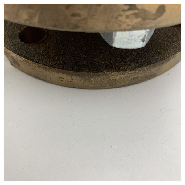 Краен клапан DN50 от бронз и неръждаема стомана с устойчив на корозия филтър за помпени системи