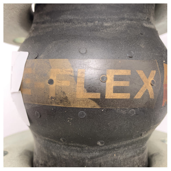 Flexibler Gummikompensator DN65 PN10/16 mit Edelstahlflanschen zur Schwingungsdämpfung und Wärmedehnung in Rohrleitungssystemen