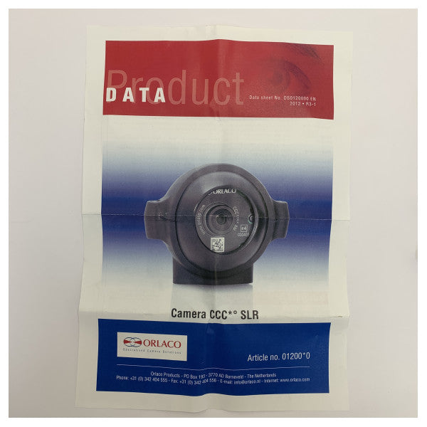 Orlaco Color Camera 0120040 CCC 17 Degree SLR 12V/DC - Marine Security Camera