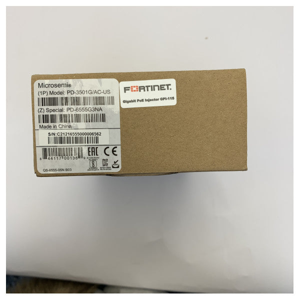 Inyector de potencia PoE Gigabit Ubiquiti GPI-115 - 1 puerto 802.3af
