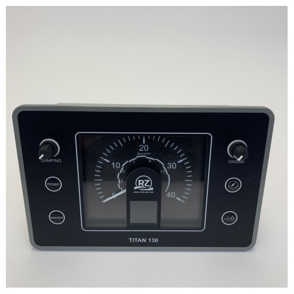 Unidad de control y visualización del indicador de velocidad del viento TITAN 130 de Radio Zeeland - Navegación marina