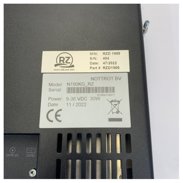 Radio Zeeland RZD1900 Monitor de Radar Interior 19 polegadas - RHRS2005/2014/2024