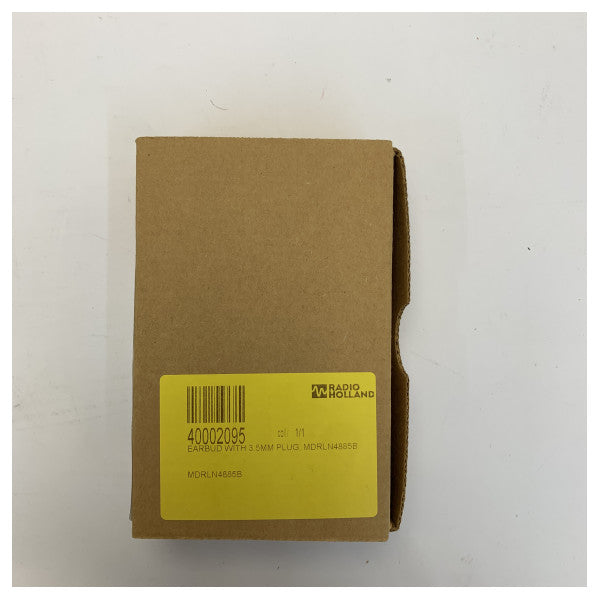 Auricular Motorola MDRLN4885B com cabo espiral e ficha de 3,5 mm