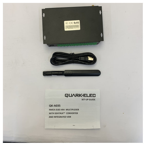 Quark-Elec QK-A035 4x4 NMEA-Multiplexer mit VDR, WiFi & SeaTalk