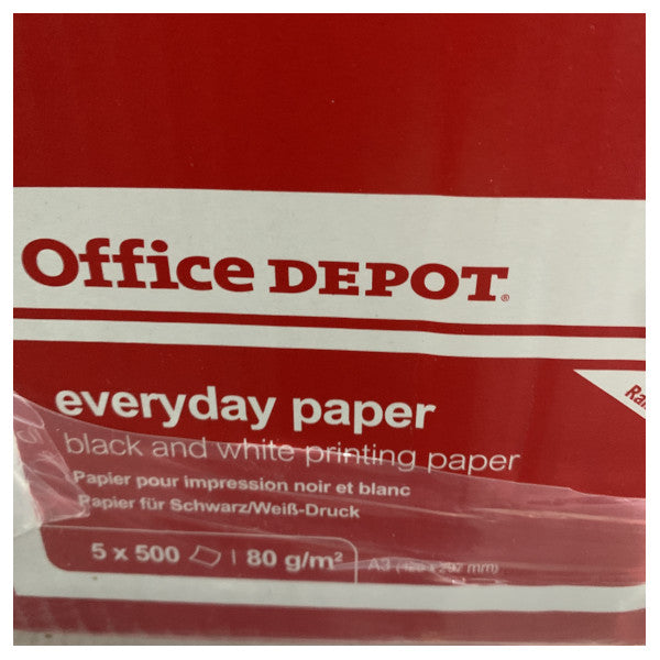 Office DEPOT Papier de copie A3 80 g blanc - 500 feuilles