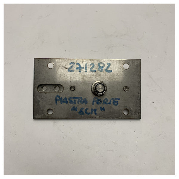 Plaque de porte réglable en acier inoxydable pour usage maritime et extérieur