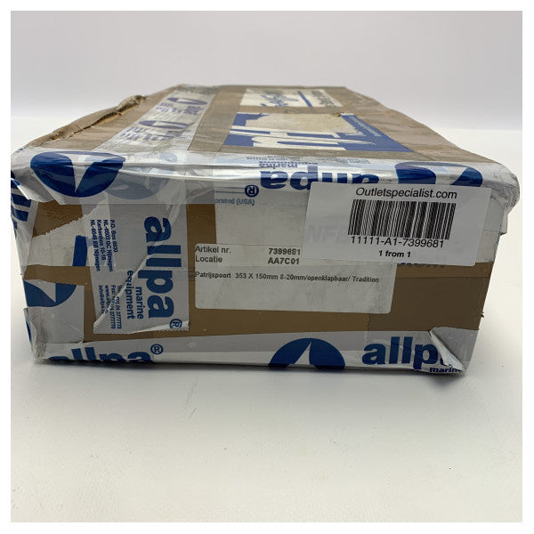 Goiot koøje i aluminium, der kan åbnes 355 x 150 mm - 7399681