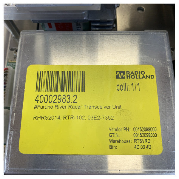 Unidade Transceptora de Radar de Rio Furuno RTR-102 para RHRS2014 e 2024 - 03E2-7352