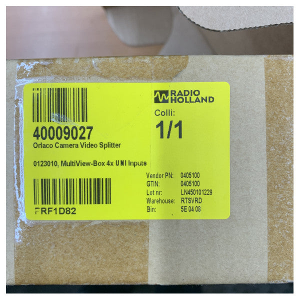 Orlaco MultiView Box II Video Splitter - 4 Κάμερα Είσοδος - 0123010