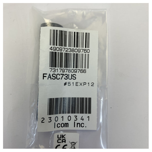 Antenne Icom FA-SC73US ultra-courte - UHF 450-490MHz - Électronique marine