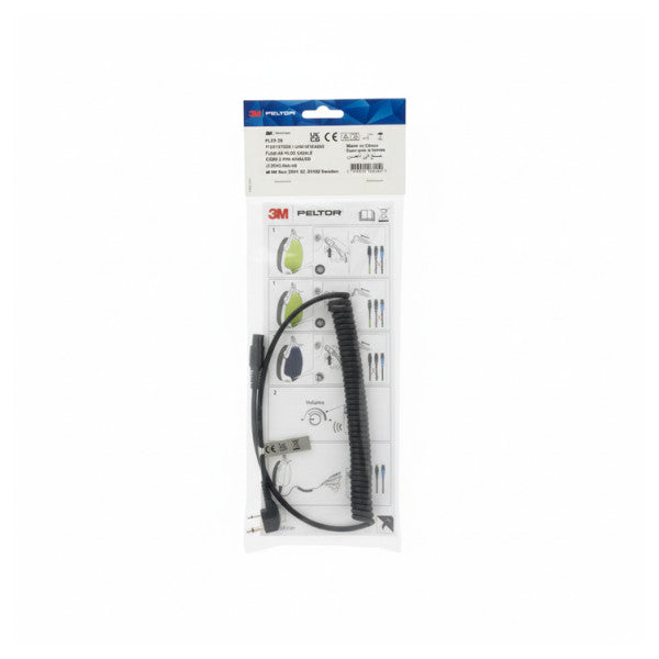 3M Peltor FLX2-35 Kabl għal Icom 2-Pin Angled