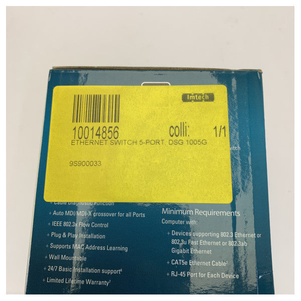 Przełącznik Ethernet Southern Avionics DSG1005G - 5-portowy - 9S900033