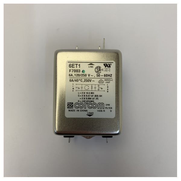 Southern Avionics EMI AC-suodatin 6A - 6 ET 1 F7003 - 9F345007 - Merisuodatin