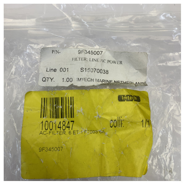 Southern Avionics EMI AC-suodatin 6A - 6 ET 1 F7003 - 9F345007 - Merisuodatin