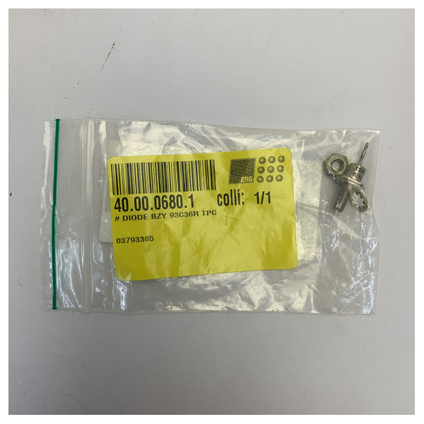 Radyo Zeeland BZY 93C36R TPC Zener Diyotu