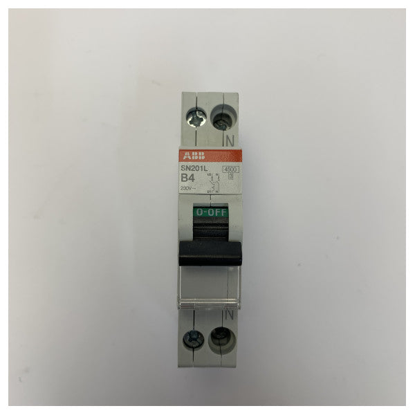 ABB SN201 L-B4 Interruptor Automático de Circuito 1P+N 4A Tipo B