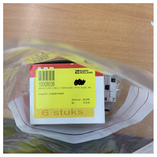 ABB SN201 L-B4 Interruptor Automático de Circuito 1P+N 4A Tipo B
